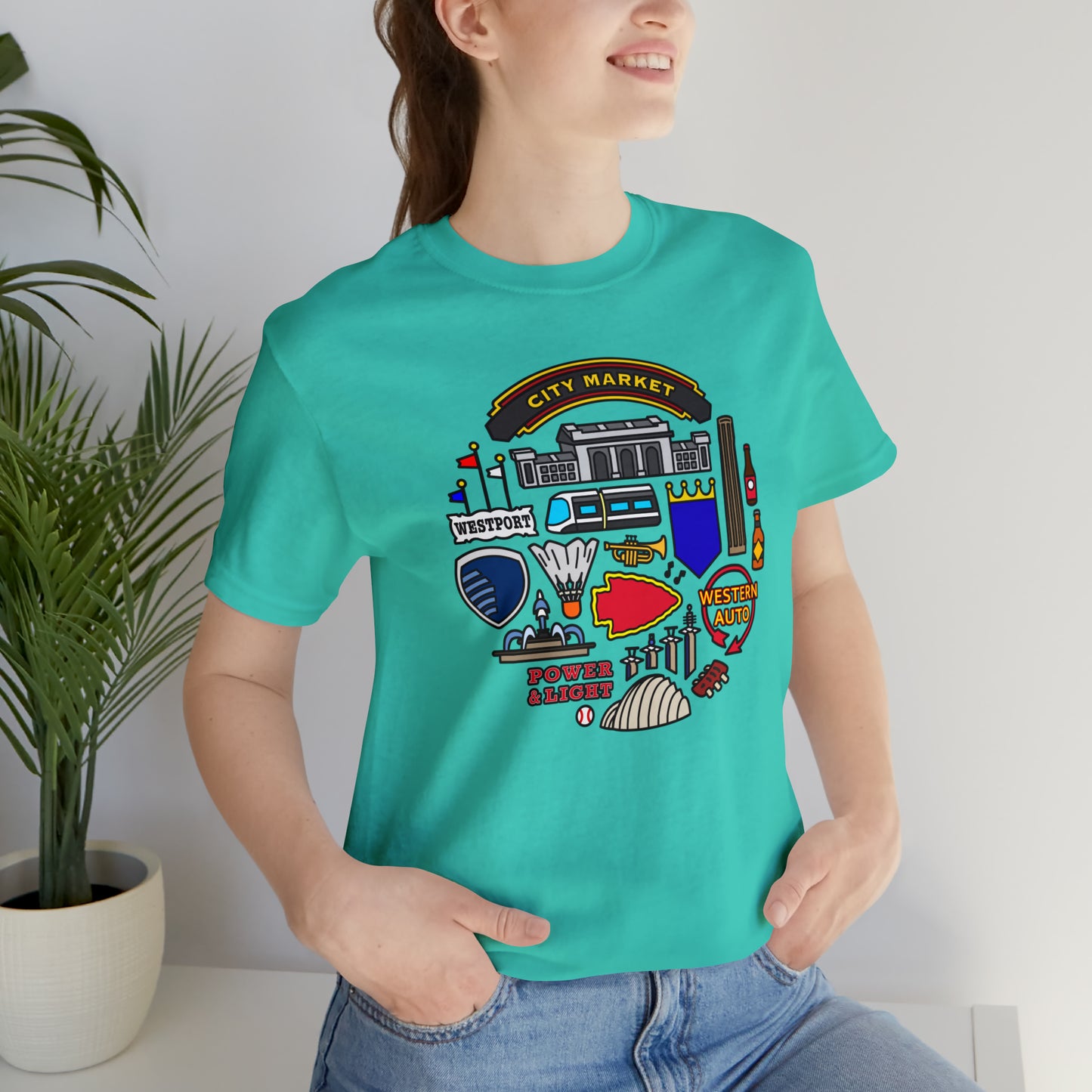 Kansas City Icons – Unisex Tee Shirt