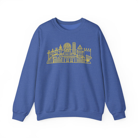 Kansas City Skyline Sweatshirt (Yellow)