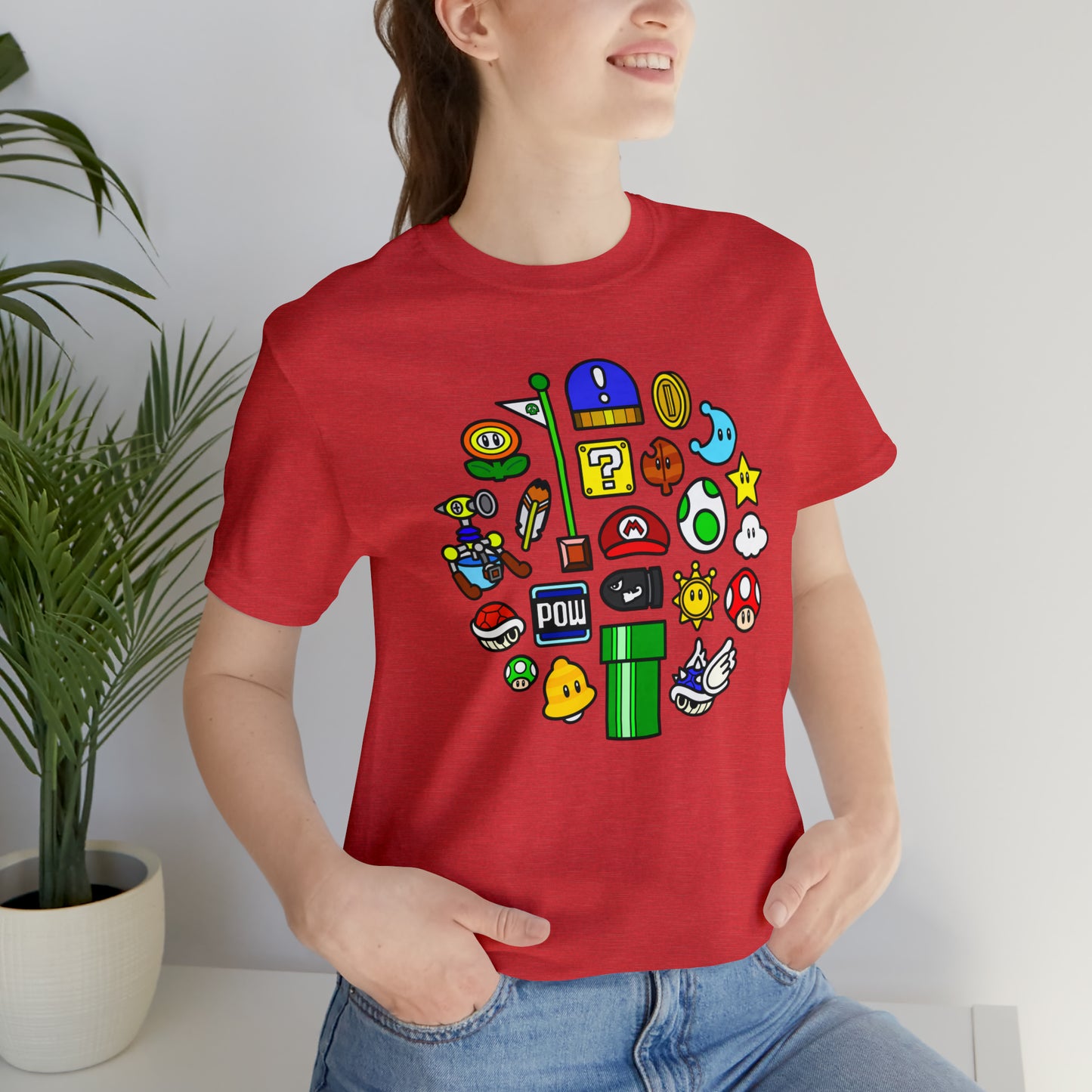 Mustached Plumber β Unisex Tee Shirt