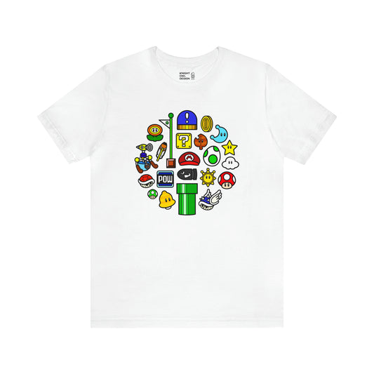 Mustached Plumber – Unisex Tee Shirt