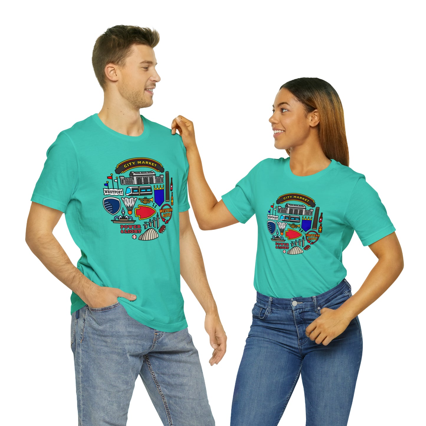 Kansas City Icons – Unisex Tee Shirt