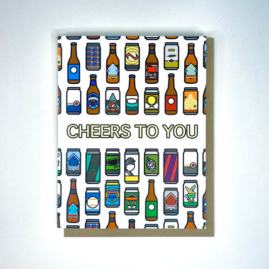 Cheers to You Greeting Card