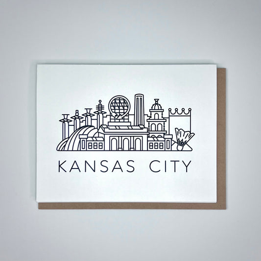 Kansas City Skyline Greeting Card