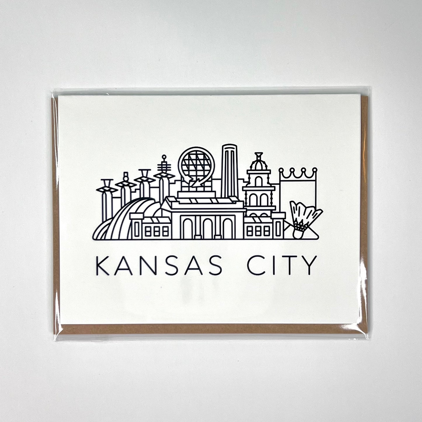Kansas City Skyline Greeting Card