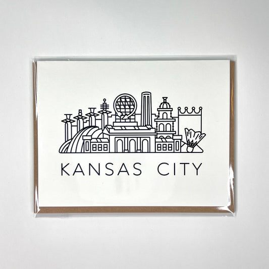 Kansas City Skyline Greeting Card