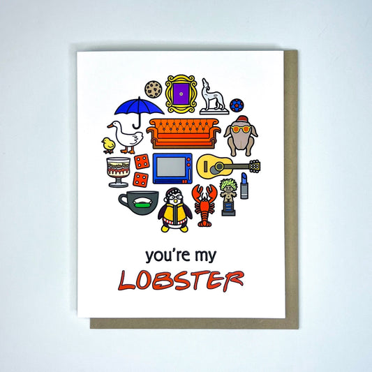 You're My Lobster Greeting Card