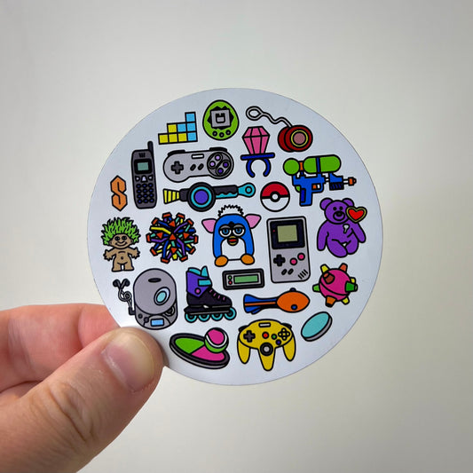 90s Nostalgia Magnet