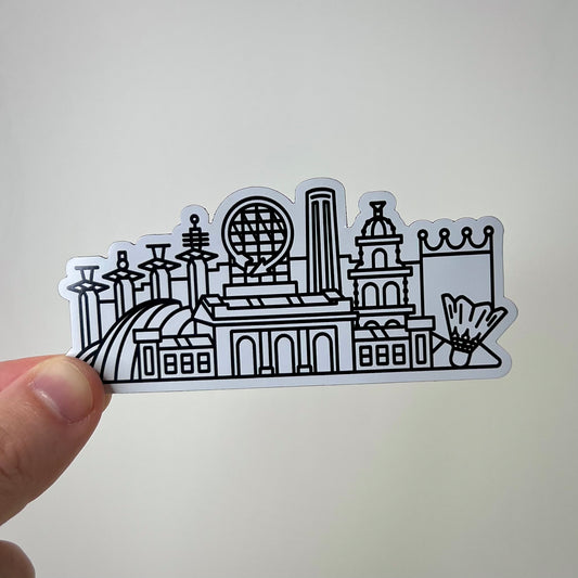 Kansas City Skyline Magnet