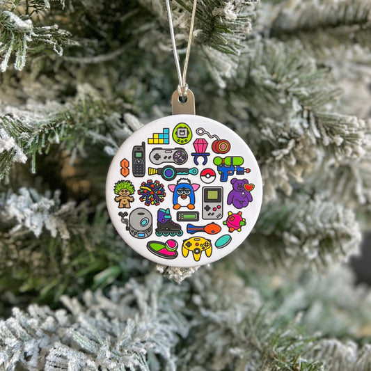 90s Nostalgia Ornament