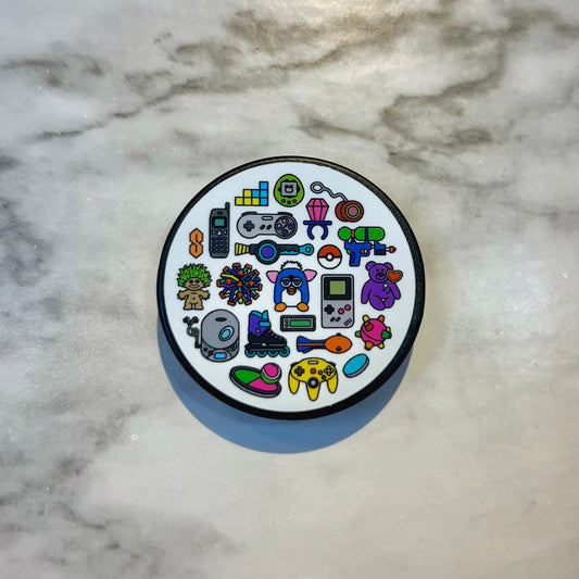 90s Phone Grip Decal