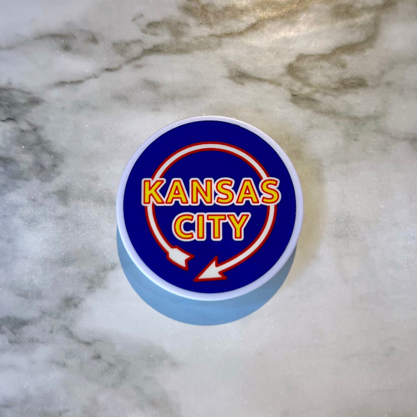 Kansas City Sign Phone Grip Decal