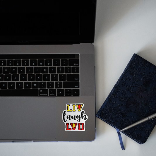 LIV Laugh LVII Sticker