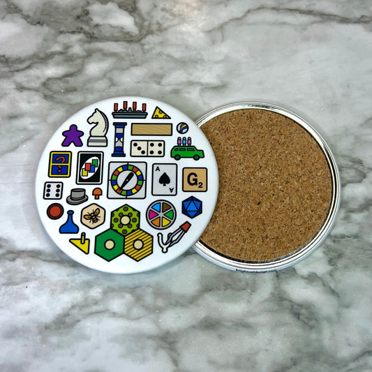 Board Games Coasters (Set of 2)