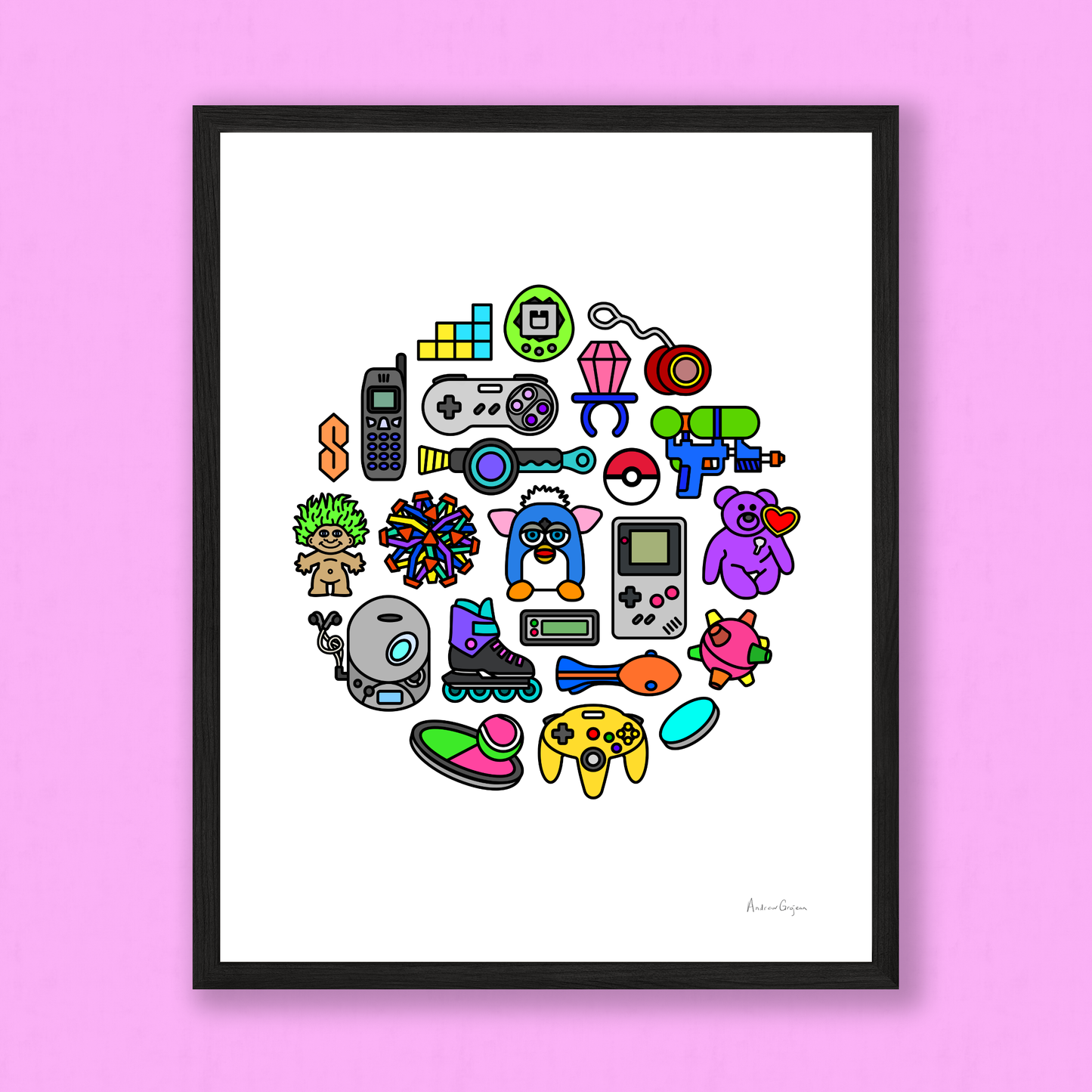 90s Nostalgia Print