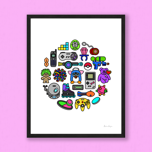 90s Nostalgia Print