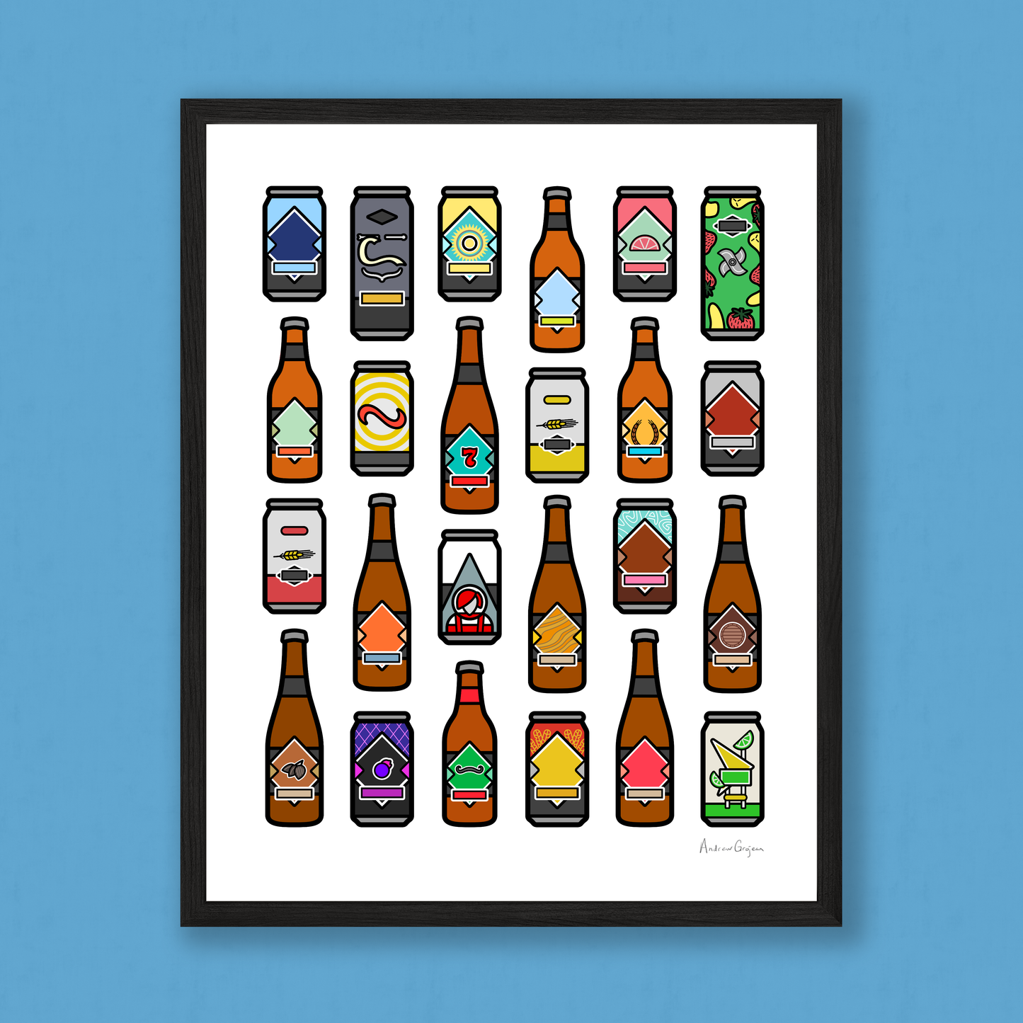 Beers of Boulevard Print