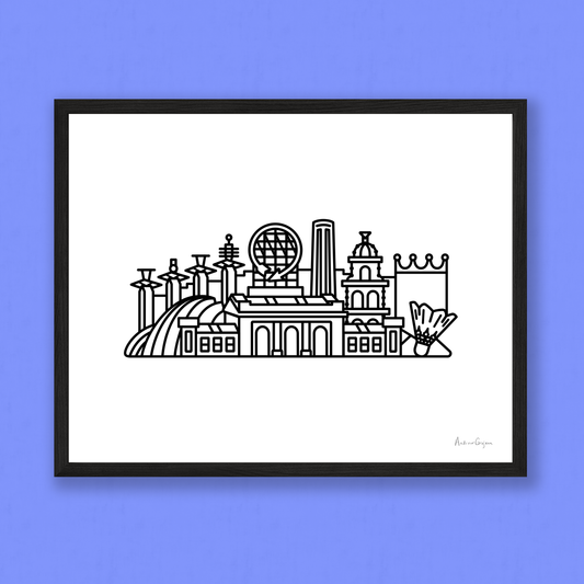 Kansas City Skyline Print