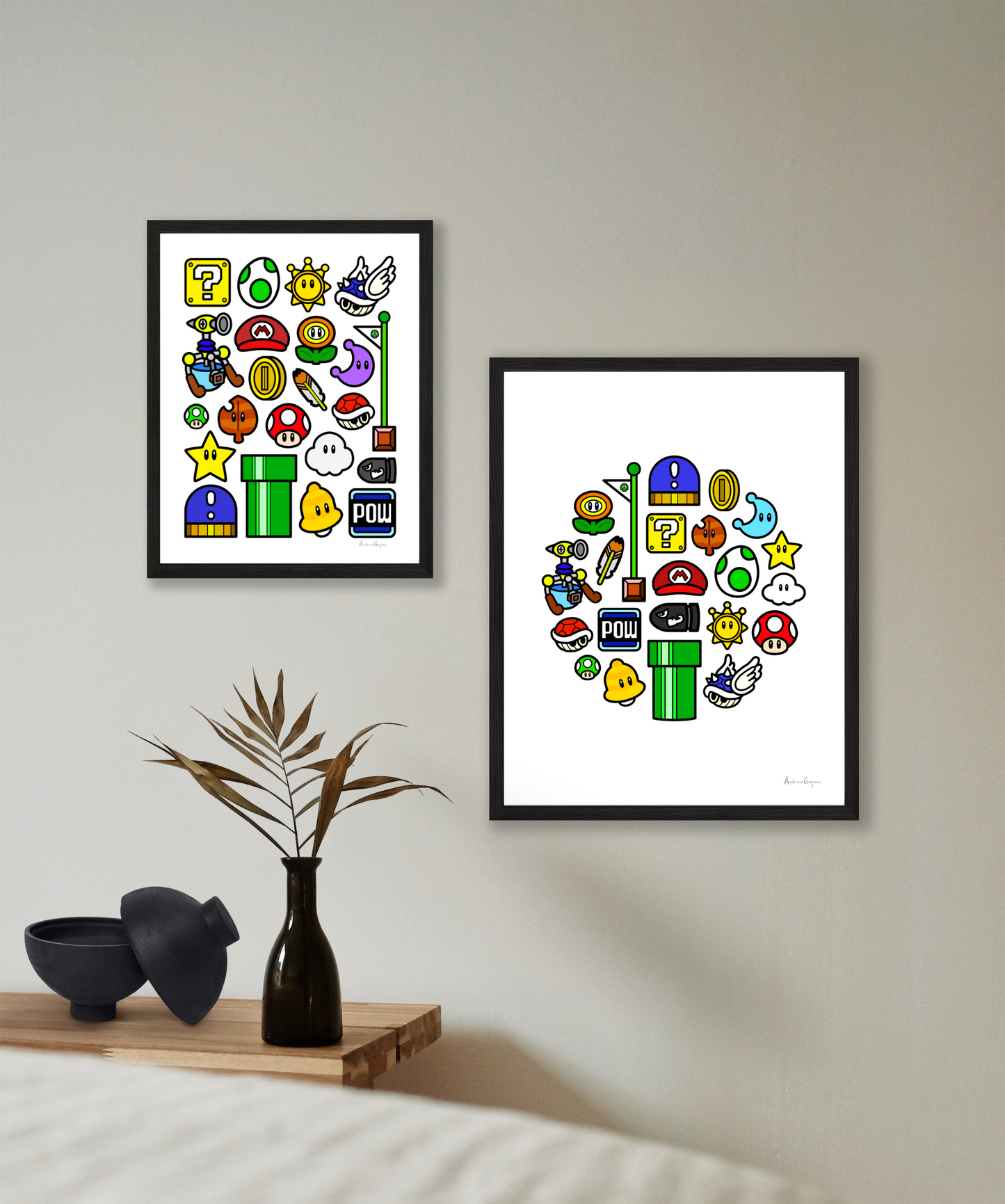 Mustached Plumber Print