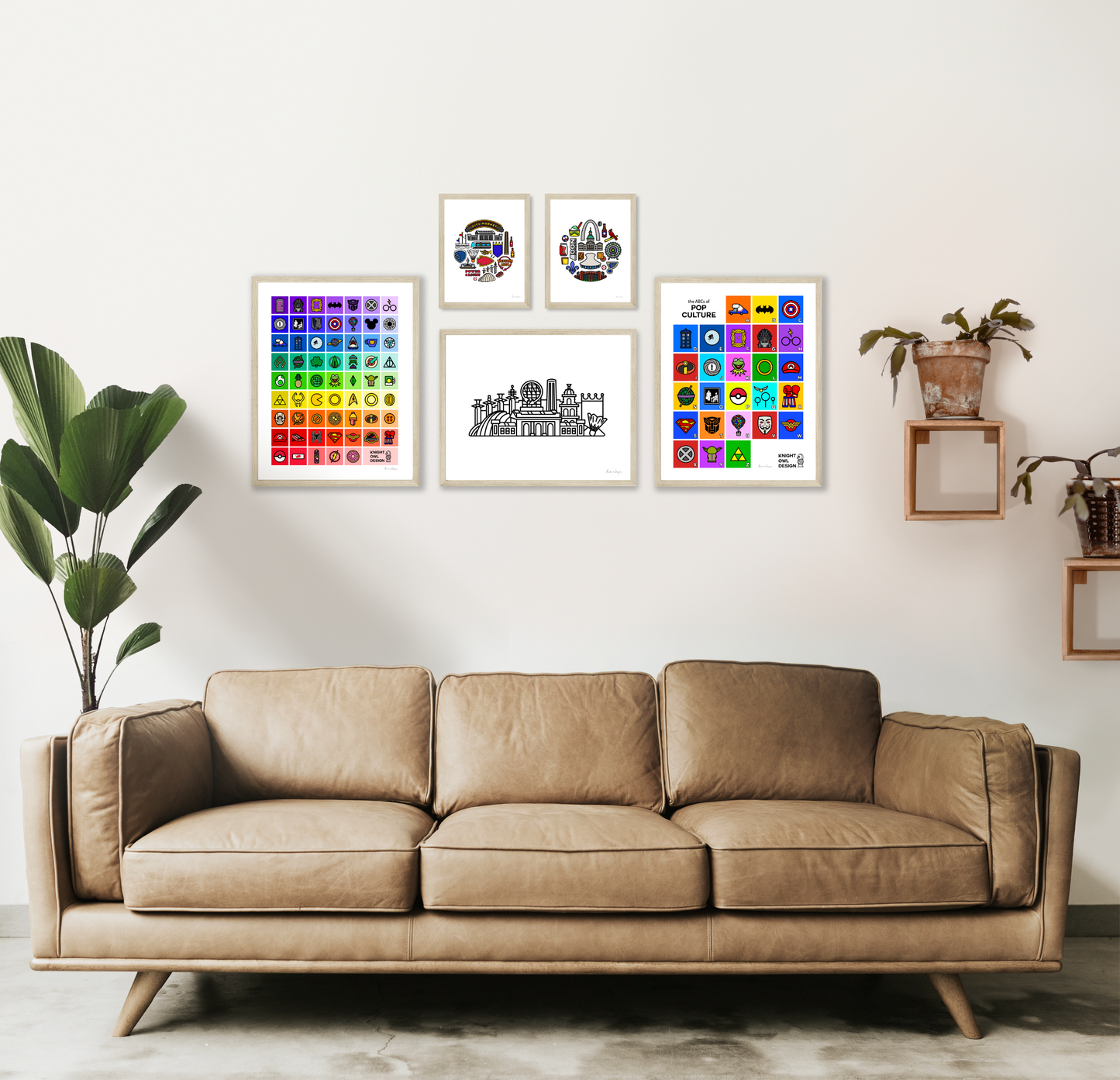Rainbow Palette Pop Culture Print