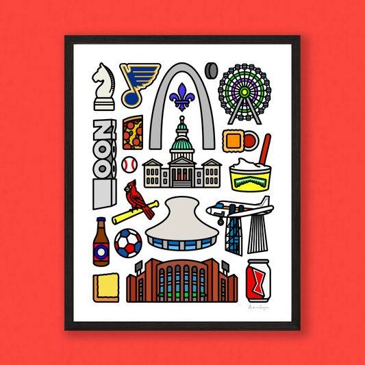 St. Louis Icons Print