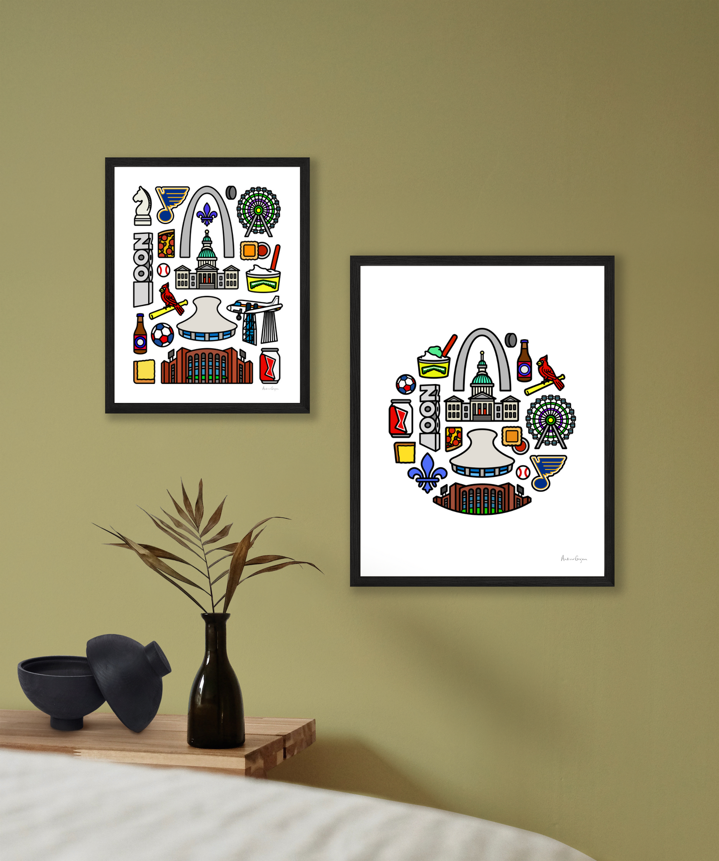 St. Louis Icons Print