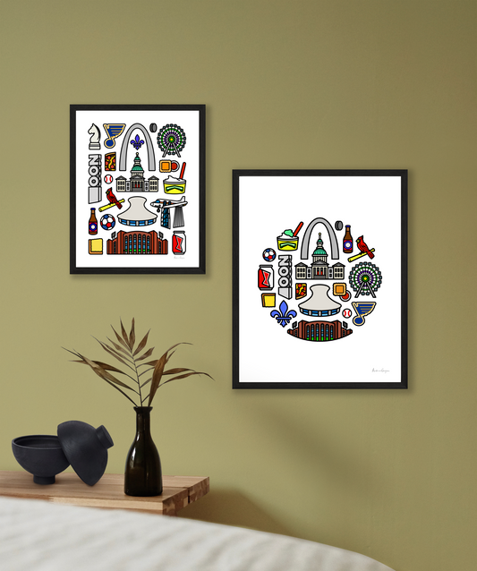 St. Louis Icons Print
