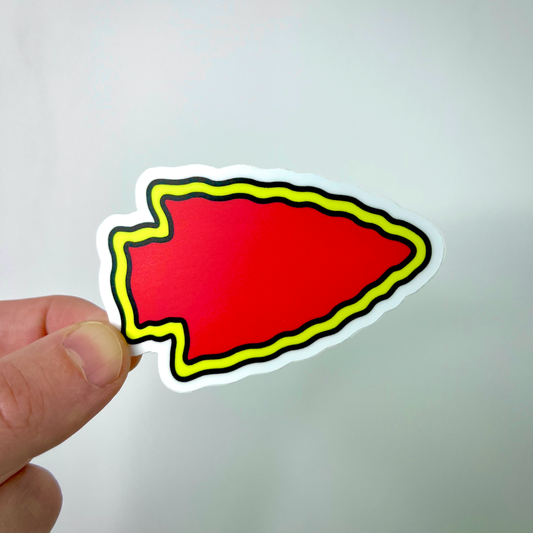 Kansas City Arrowhead Sticker