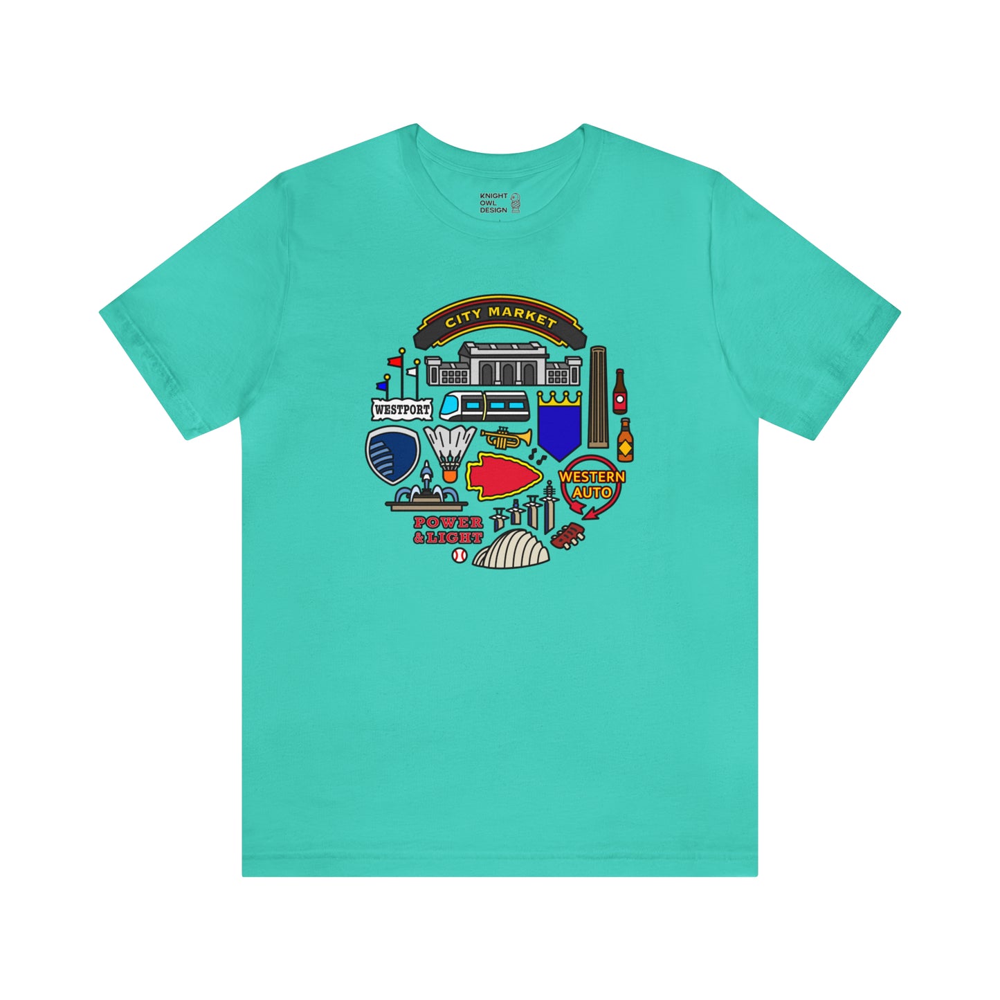 Kansas City Icons – Unisex Tee Shirt