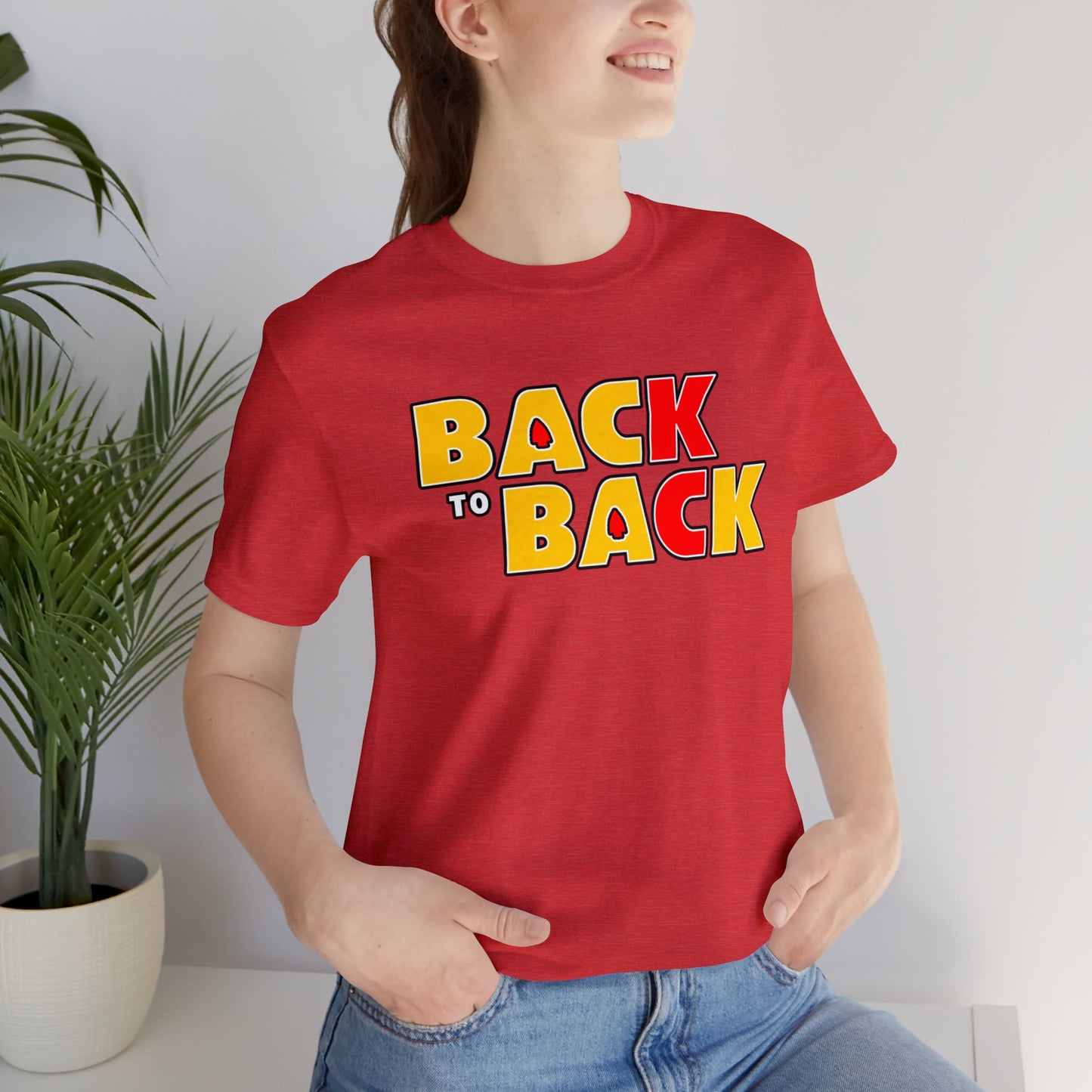 Back to Back – Tee Shirt – Yellow