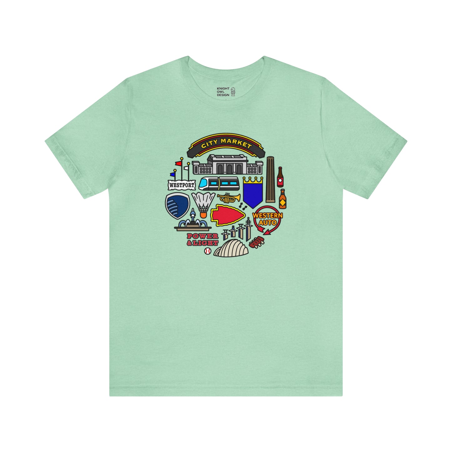 Kansas City Icons – Unisex Tee Shirt