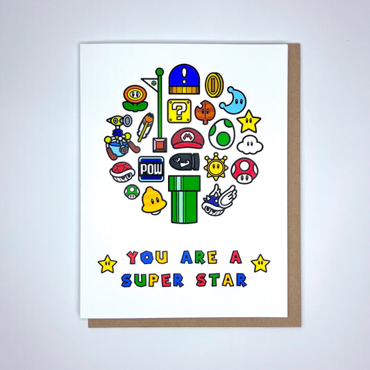 You Are A Super Star Greeting Card