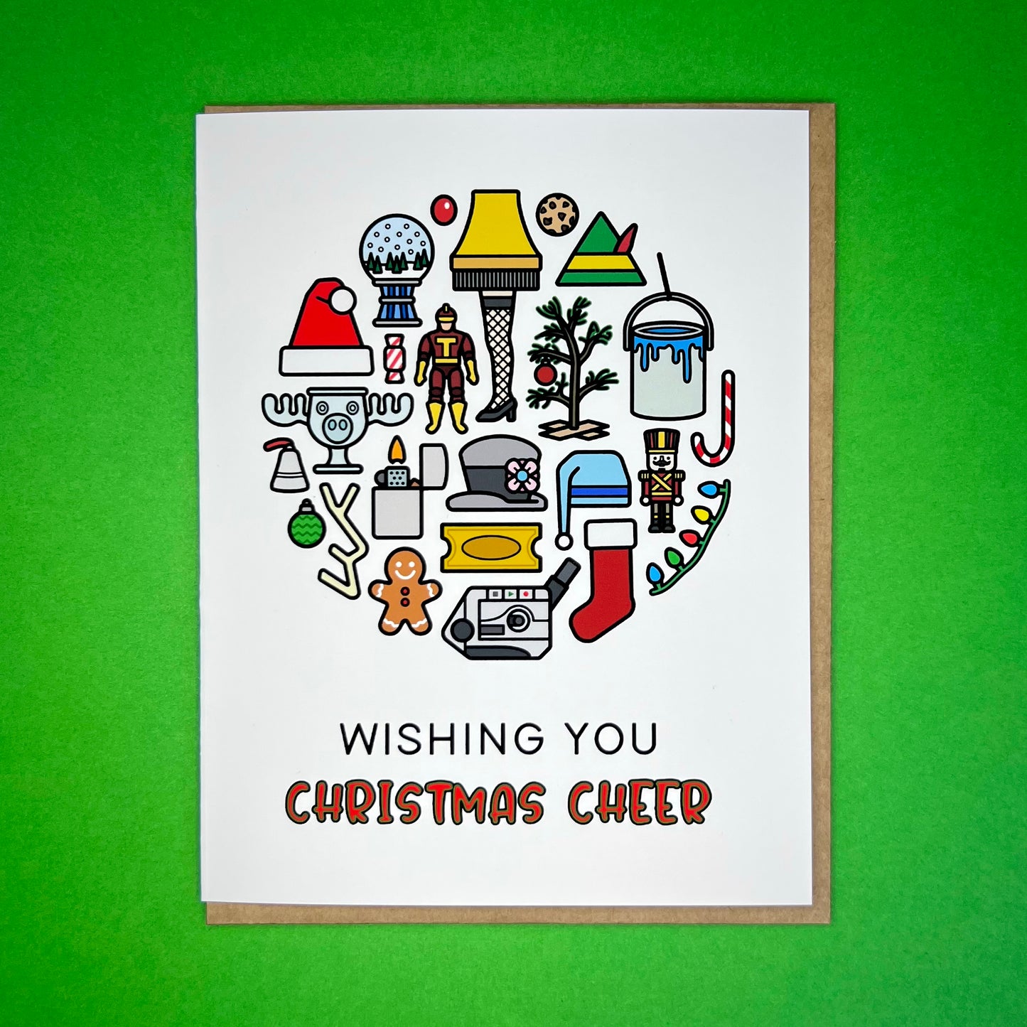 Wishing You Christmas Cheer Greeting Card