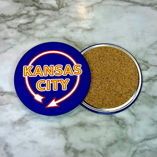 Kansas City Sign Coasters (Set of 2)