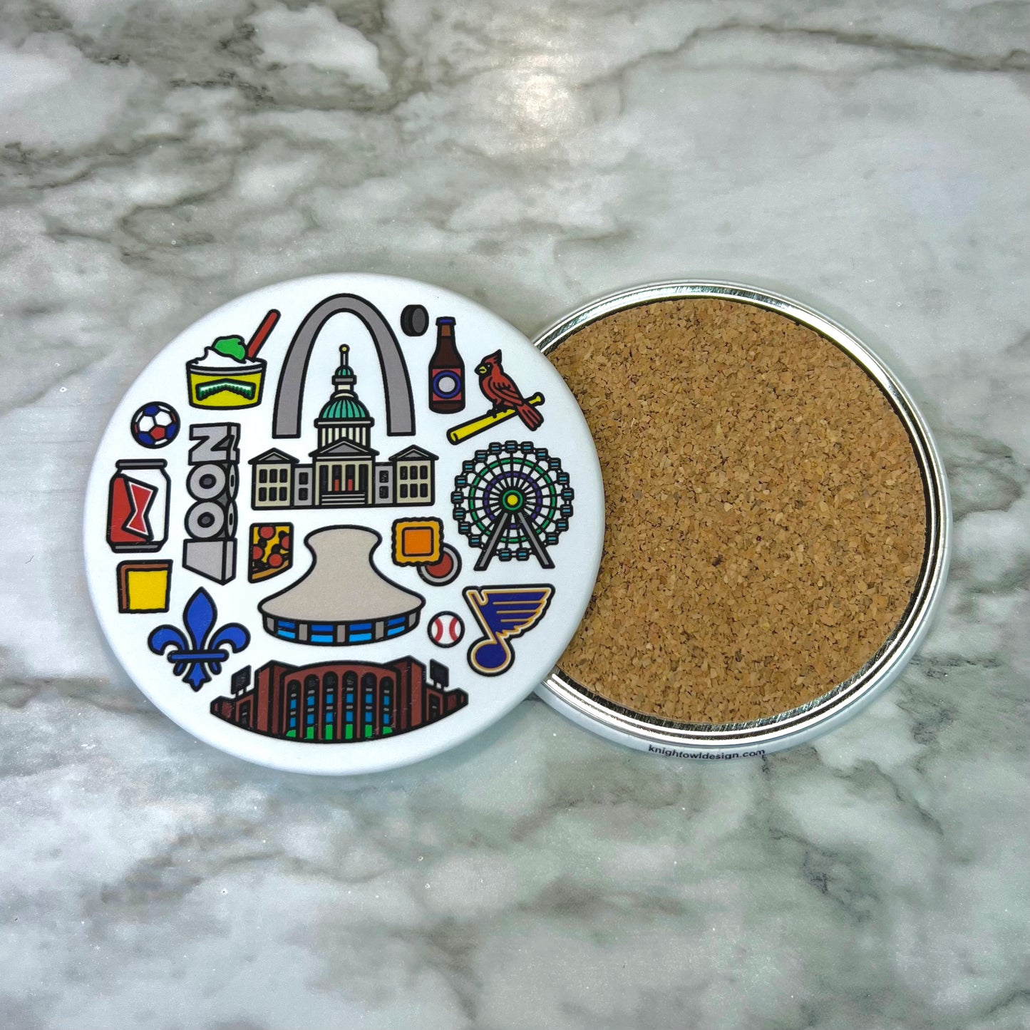 St. Louis Icons Coasters (Set of 2)